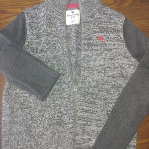 Boys Abercrombie zip up sweater